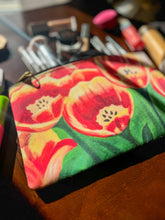 Load image into Gallery viewer, Warm Tulips Accessory Pouch 
