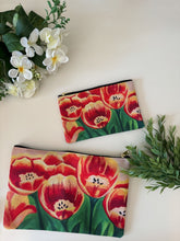 Load image into Gallery viewer, Warm Tulips Accessory Pouch 
