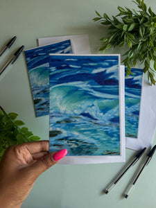 Waves Greeting Cards 