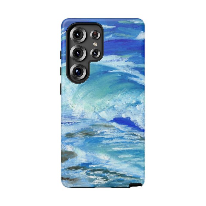 Waves Tough Android Phone Case Samsung Galaxy S25 Ultra Matte 
