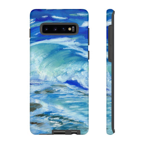 Waves Tough Android Phone Case Samsung Galaxy S10 Plus Glossy 