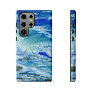 Waves Tough Android Phone Case Samsung Galaxy S23 Ultra Matte 