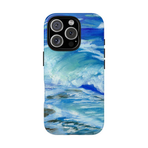 Waves Tough iPhone Case iPhone 16 Pro Glossy 