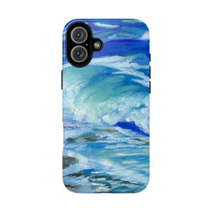 Waves Tough iPhone Case iPhone 16 Plus Glossy 