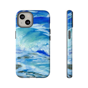 Waves Tough iPhone Case iPhone 14 Glossy 