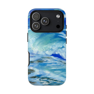 Waves Tough iPhone Case iPhone 17 Pro Glossy 