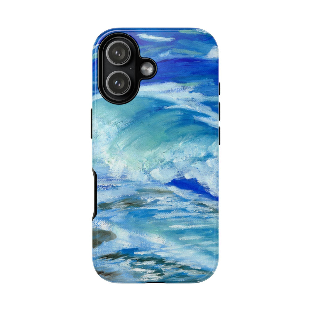 Waves Tough iPhone Case iPhone 17 Glossy 
