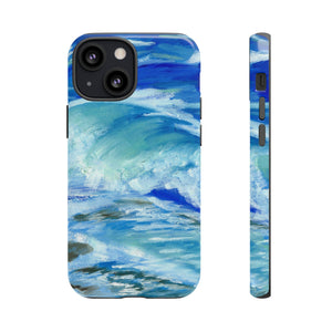 Waves Tough Phone Case iPhone 13 Mini Glossy 