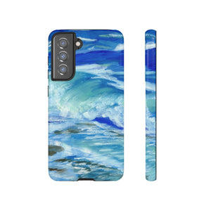 Waves Tough Phone Case Samsung Galaxy S21 FE Glossy 