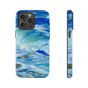 Waves Tough Phone Case iPhone 15 Pro Max Glossy 