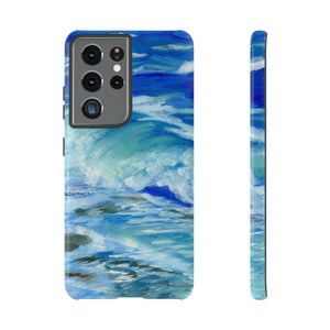 Waves Tough Phone Case Samsung Galaxy S21 Ultra Glossy 