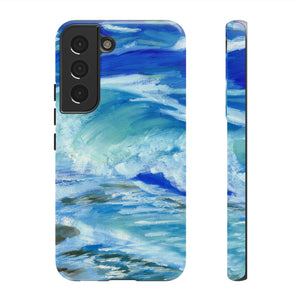 Waves Tough Phone Case Samsung Galaxy S22 Glossy 