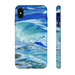 Waves Tough Phone Case iPhone XS MAX Glossy 