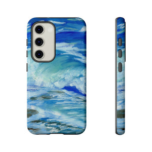 Waves Tough Phone Case Samsung Galaxy S23 Glossy 