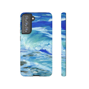 Waves Tough Phone Case Samsung Galaxy S21 FE Matte 