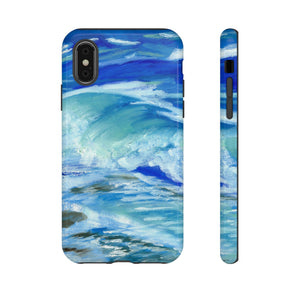 Waves Tough Phone Case iPhone XS Glossy 
