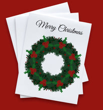 Load image into Gallery viewer, Wreath Greeting Card 
