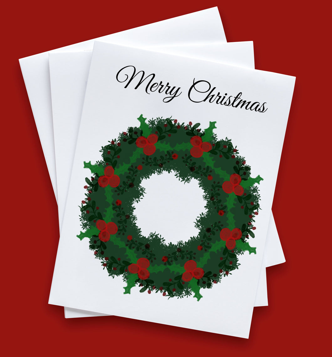 Wreath Greeting Card 