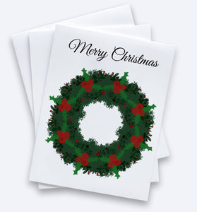 Wreath Greeting Card 