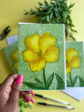 Load image into Gallery viewer, Yellow Flower Greeting Cards 
