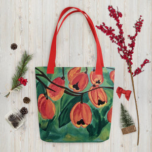 Ackee Tote bag Red 