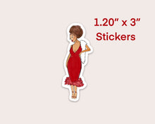Load image into Gallery viewer, Afro Fashion Stickers 
