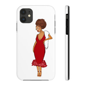 Afro Red Dress Tough Phone Case iPhone 11 