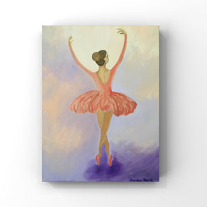 Ballerina Acrylic Painting 