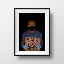 Load image into Gallery viewer, Black Lives Matter Art Print 
