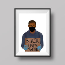 Load image into Gallery viewer, Black Lives Matter Art Print 
