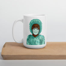 Load image into Gallery viewer, Black Nurse Mug 15oz 
