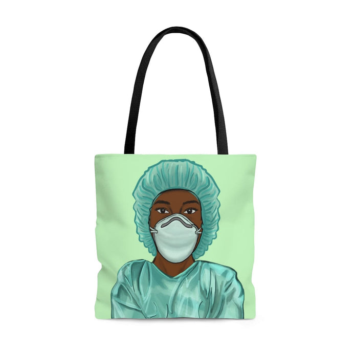 Black Nurse Tote Bag Large 