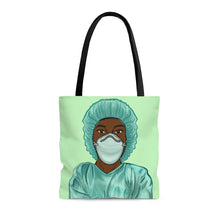 Load image into Gallery viewer, Black Nurse Tote Bag Medium 
