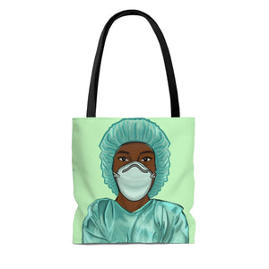 Black Nurse Tote Bag 
