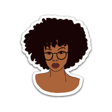 Load image into Gallery viewer, Black Woman Afro Stickers 
