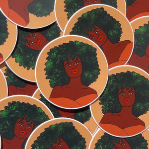 Brown Girl Sticker 