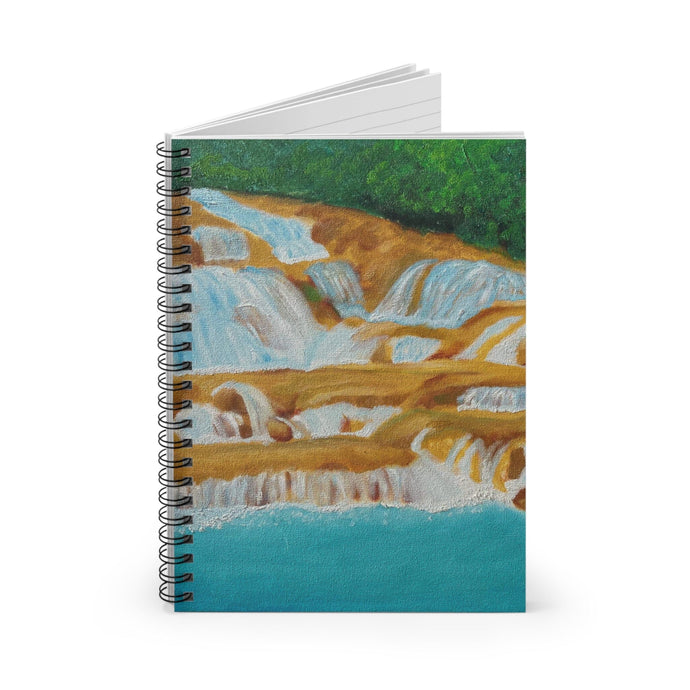 Dunns River Falls Spiral Notebook - Ruled Line One Size 
