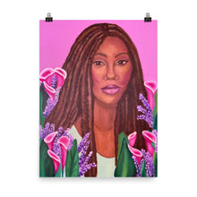 Load image into Gallery viewer, Flower Locs Art Print 18″×24″ 

