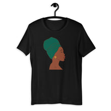 Load image into Gallery viewer, Headwrap Short-Sleeve Unisex T-Shirt Black XS 
