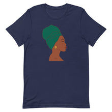 Load image into Gallery viewer, Headwrap Short-Sleeve Unisex T-Shirt Navy 3XL 
