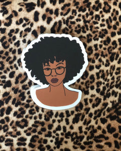 Black Girl Sticker Pack of 5