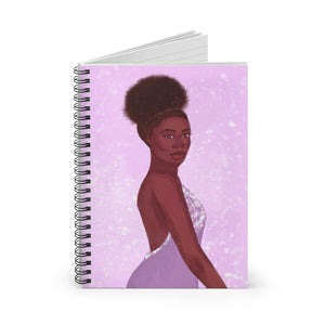 Lilac Spiral Notebook - Ruled Line One Size 