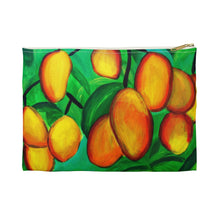Load image into Gallery viewer, Mango Accessory Pouch Small White zipper 
