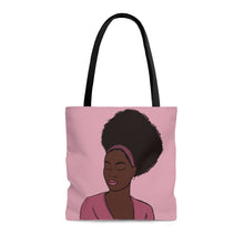 Load image into Gallery viewer, Pink Afro Tote Bag Medium 
