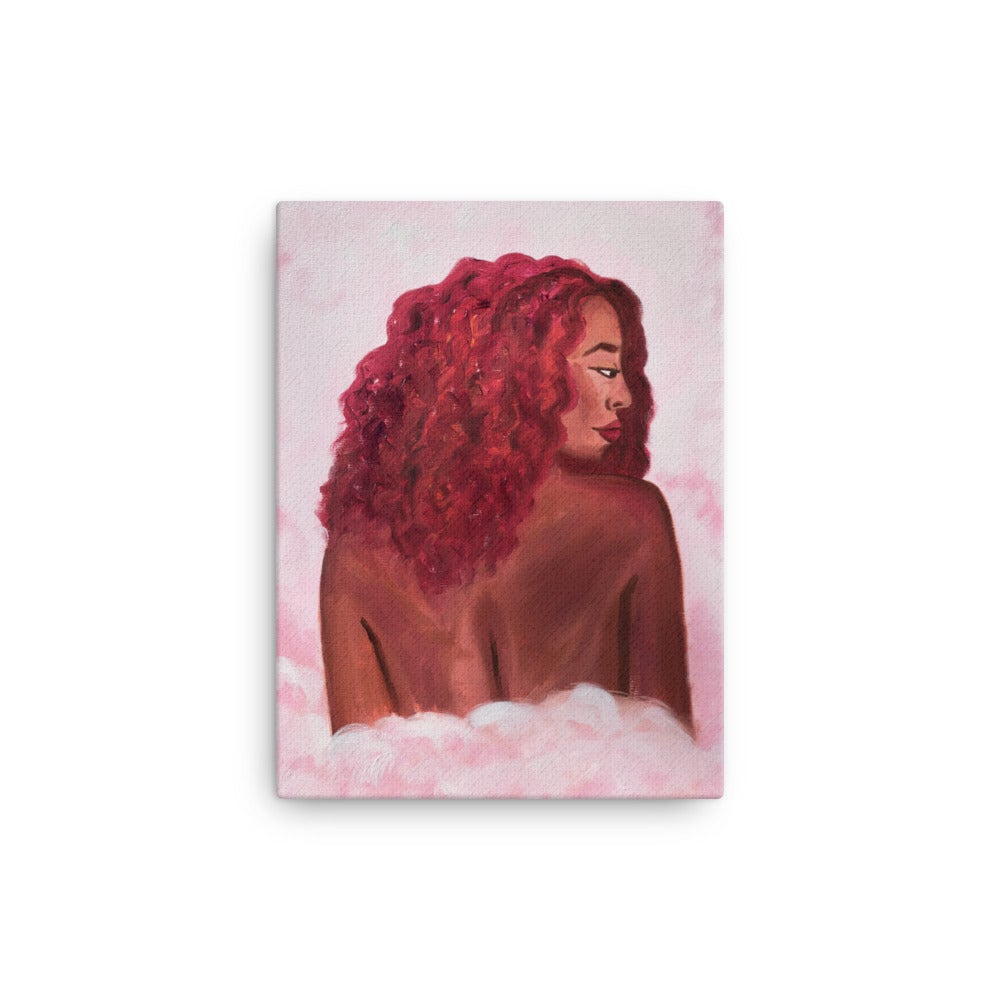 Pink Clouds Canvas Print 12″×16″ 