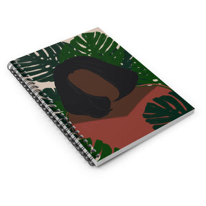 Plant Lady Spiral Notebook - Ruled Line 