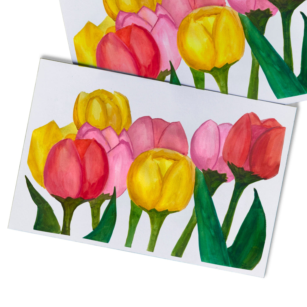 Spring Flowers Greeting Cards 