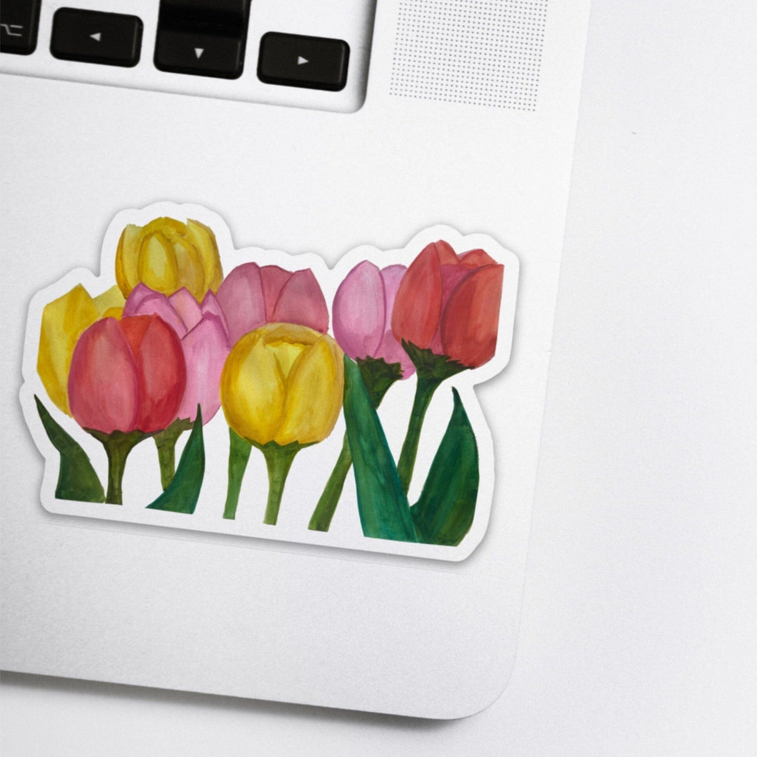 Spring Tulips Sticker 