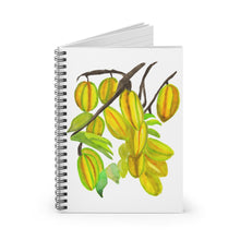 Load image into Gallery viewer, Star Fruit Spiral Notebook - Ruled Line 
