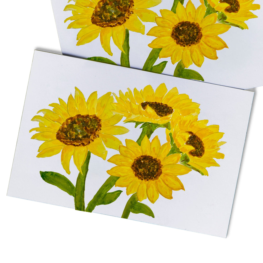Sunflowers Greeting Cards 